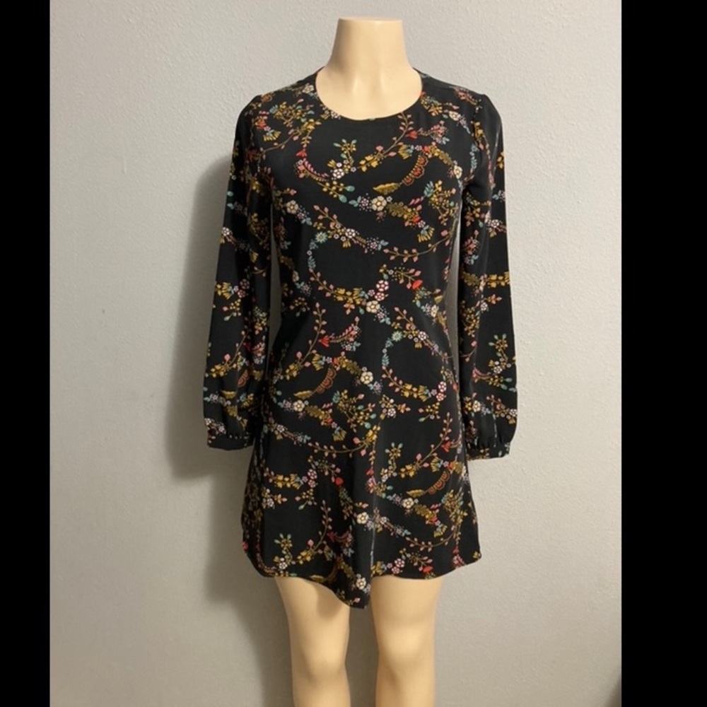 Loft Women Career Formal Long Sleeve Floral Dress - Picture 1 of 9
